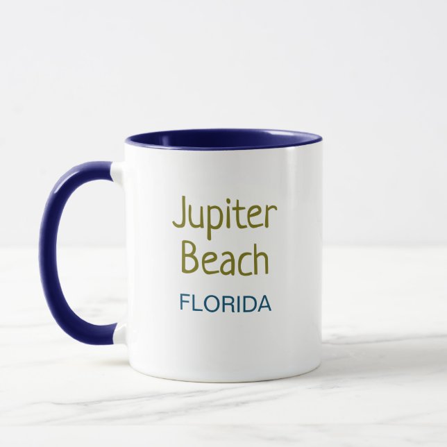 Jupiter Beach Floride Café Mug (Gauche)