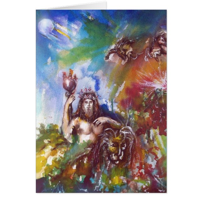 JUPITER ET LION, Saphir Bleu (Devant)