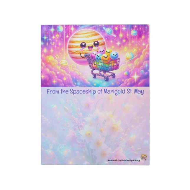 Jupiter et son bloc-notes de lunes (Tourné)