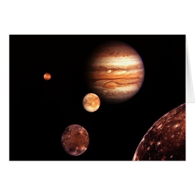 Jupiter Galilée Lunes Astronomie & Cadeaux Scienti (Devant horizontal)