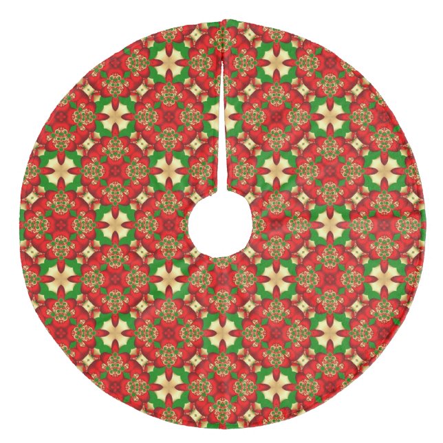 Jupon De Sapin En Molleton Abstrait (Devant)