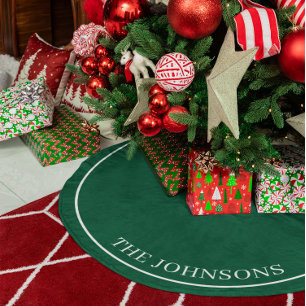 Jupon De Sapin En Molleton Chasseur personnalisé vert