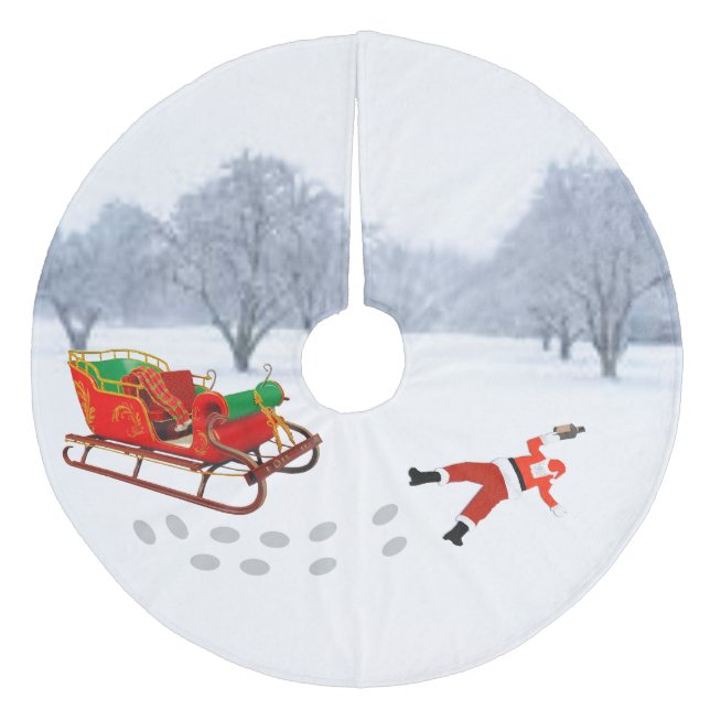 Jupon De Sapin En Molleton Christmas is Canceled Tree Skirt (Devant)