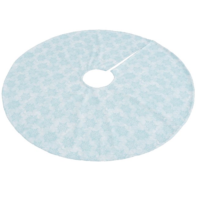 Jupon De Sapin En Molleton Flocon de neige (Angle)