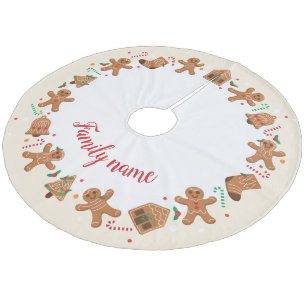 Jupon De Sapin En Molleton Gingerpain homme illustration nom de famille xmas