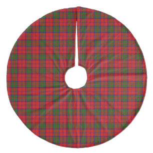 Jupon De Sapin En Molleton Grant tartan rouge vert plaid