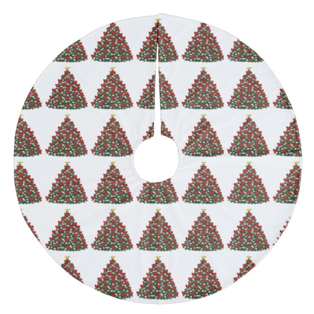 Jupon De Sapin En Molleton Jupe d'arbre de Noël (Devant)