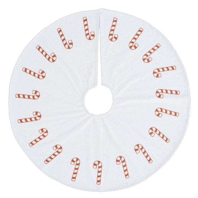 Jupon De Sapin En Molleton Jupe d'arbre - Sucres de canne (Devant)