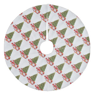 Jupon De Sapin En Molleton Jupe de Noël/Arbre de Noël et cadeaux