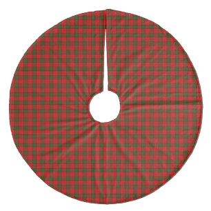 Jupon De Sapin En Molleton Maxwell tartan rouge vert plaid
