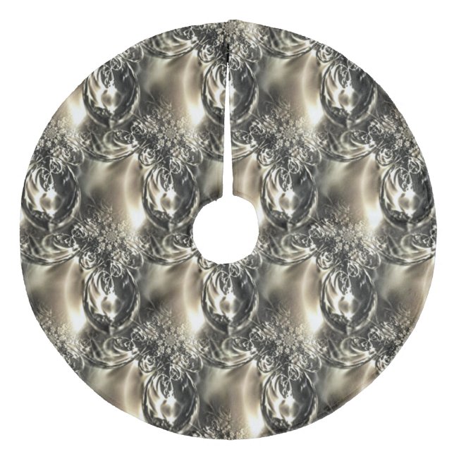 Jupon De Sapin En Molleton Perles dorées (Devant)