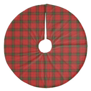Jupon De Sapin En Molleton Plaque rouge vert tartan MacDougall