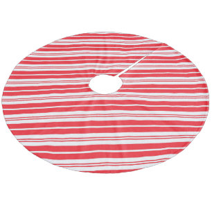 Jupon De Sapin En Molleton Stripes de Noël Jupe en Arbre en Toison