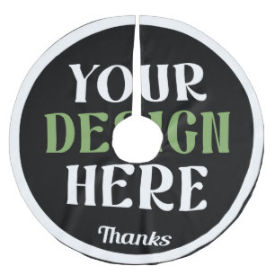 JUPON DE SAPIN EN POLYESTER BROSSÉ 