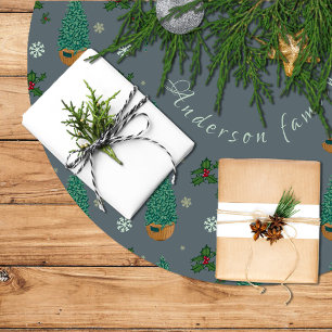 JUPON DE SAPIN EN POLYESTER BROSSÉ 