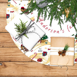 JUPON DE SAPIN EN POLYESTER BROSSÉ 