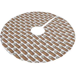 Jupon De Sapin En Polyester Brossé Alimentation italienne Pâtisserie Chocolat Chip Ca