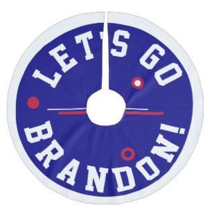 Jupon De Sapin En Polyester Brossé Allons Brandon Metal Orament