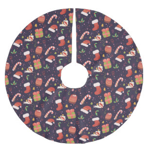 Jupon De Sapin En Polyester Brossé Ambiance de Noël