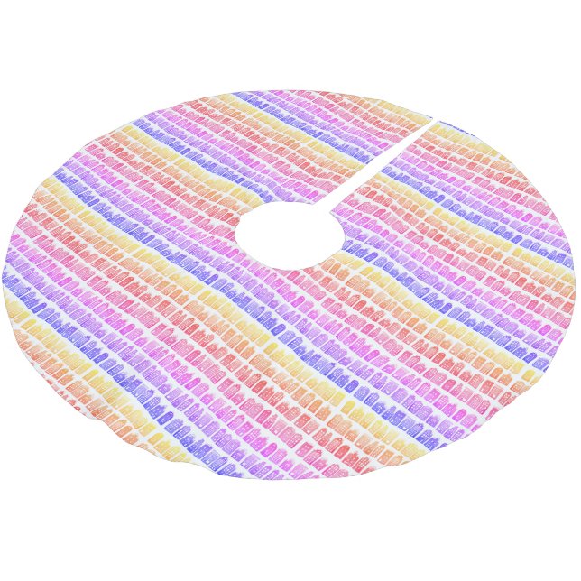 Jupon De Sapin En Polyester Brossé Amsterdam Dutch Houses Colorée Motif d'aquarelle (Angle)