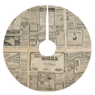 Jupon De Sapin En Polyester Brossé Ancien journal : arrière - plan de papier vintage.