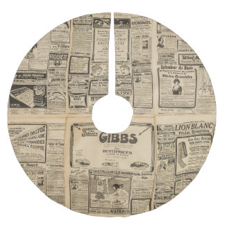 Jupon De Sapin En Polyester Brossé Ancien journal : arrière - plan de papier vintage.