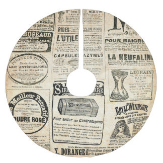 Jupon De Sapin En Polyester Brossé Annonce de journal français 1897