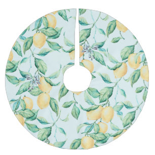 Jupon De Sapin En Polyester Brossé Aquarelle verte citron : Romance sans couture