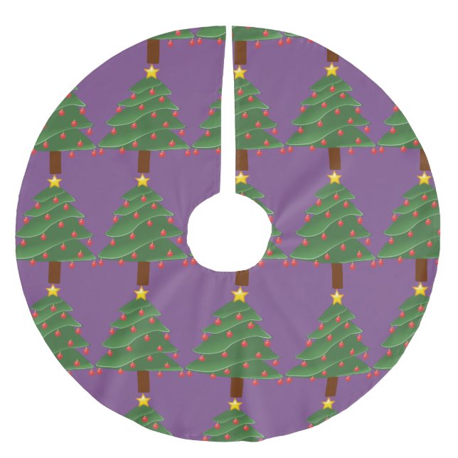 Jupon De Sapin En Polyester Brossé Arbre de Noël Thunder_Cove (Devant)