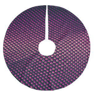 Jupon De Sapin En Polyester Brossé Arrière - plan abstrait futuriste rose.