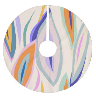 Jupon De Sapin En Polyester Brossé Art d'été : Motif de collage créatif