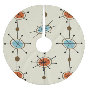 Jupon De Sapin En Polyester Brossé Atomic era