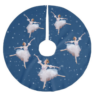 Jupon De Sapin En Polyester Brossé Ballerine de la Reine de neige