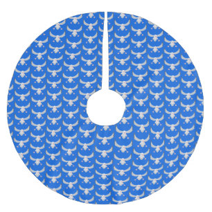 Jupon De Sapin En Polyester Brossé Bande dessinée de l'oiseau mûre albatros