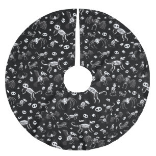 Jupon De Sapin En Polyester Brossé Bats Chiens Chats Araignées Squelettes d'animaux d