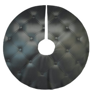 Jupon De Sapin En Polyester Brossé Beau cuir noir romantique