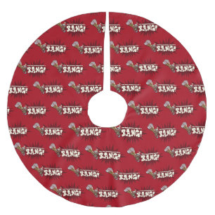 Jupon De Sapin En Polyester Brossé Bébé bush de Noël drôle Xmas Bonbon Bang Dessin An