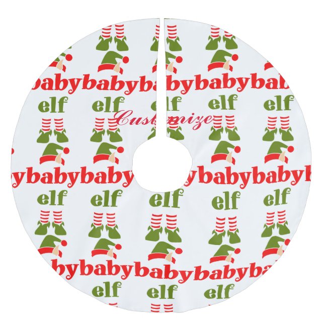 Jupon De Sapin En Polyester Brossé Bébé Elfe Thunder_Cove  (Devant)
