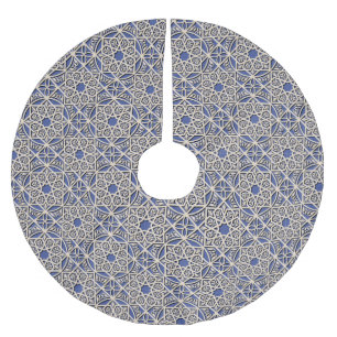 Jupon De Sapin En Polyester Brossé Belle géométrie