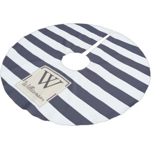 Jupon De Sapin En Polyester Brossé Blancs Nautiques Épais Modernes