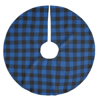 Jupon De Sapin En Polyester Brossé Bleu et noir bison plaqué