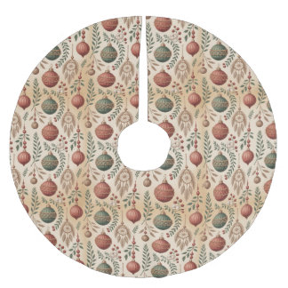 Jupon De Sapin En Polyester Brossé Boho Christmas Ornaments