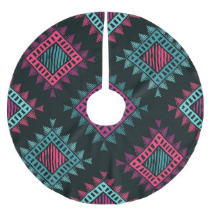 Jupon De Sapin En Polyester Brossé Boho Spirit : Tribal Ethnic Seamless
