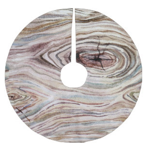 Jupon De Sapin En Polyester Brossé Bois Rustique Grain de Bois d'Arbre Campagne