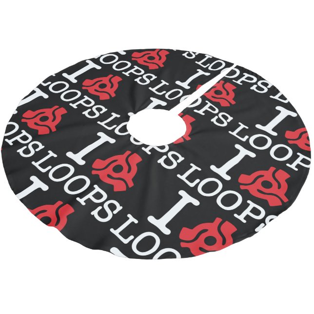 Jupon De Sapin En Polyester Brossé Boucles d'adaptateur I 45 (Angle)