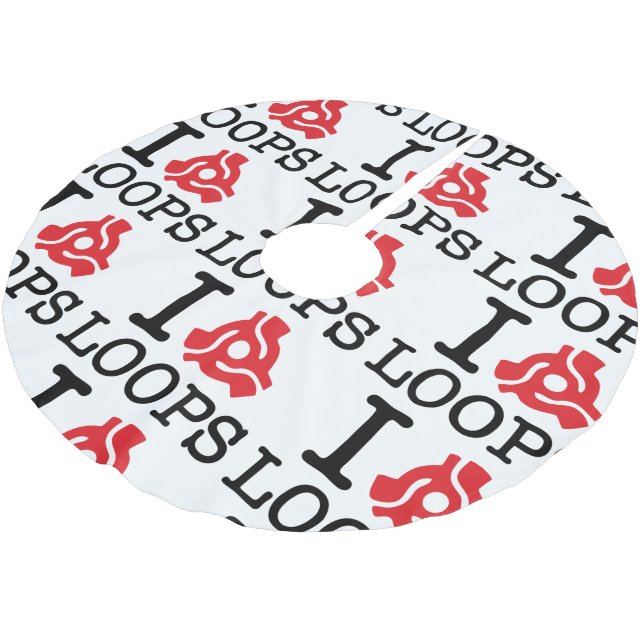 Jupon De Sapin En Polyester Brossé Boucles d'adaptateur I 45 (Angle)