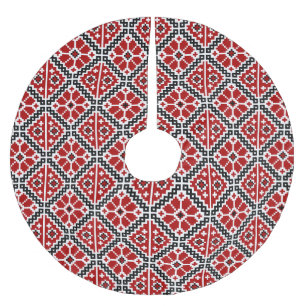 Jupon De Sapin En Polyester Brossé Broderie Ethnique Slave, Traditionnel Balkanique
