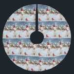 Jupon De Sapin En Polyester Brossé Bull Terrier Chien Winter Wonderland Noël Joie<br><div class="desc">Ce design festif reflète l'esprit joyeux de la période des fêtes, avec un adorable petit portant un chapeau de Père Noël. Le chien est niché dans un pays des merveilles hivernales, avec un bonhomme de neige, un sapin de Noël décoré et des cadeaux joliment emballés. Les flocons de neige tombent...</div>