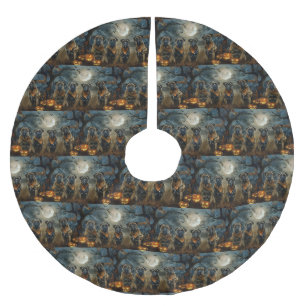 Jupon De Sapin En Polyester Brossé Bullmastiff Halloween Éffrayant