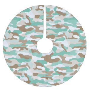 Jupon De Sapin En Polyester Brossé Camouflage côtier